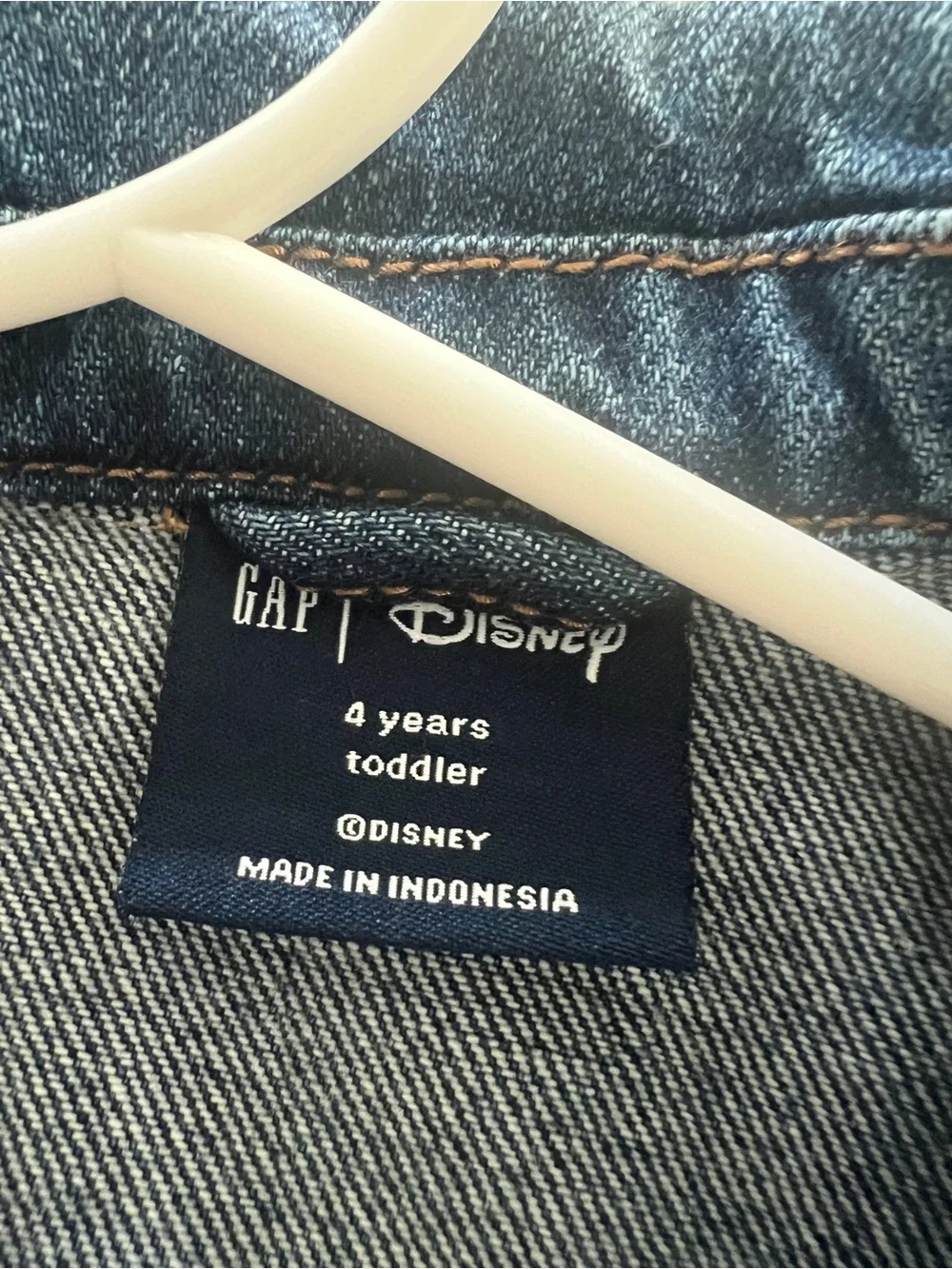 GAP Kids Classic Blue Denim Jacket Disney Minnie Mouse 4T